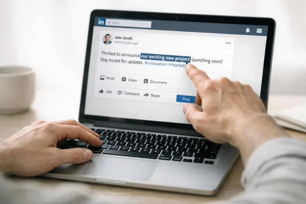 mettre en gras sur linkedin