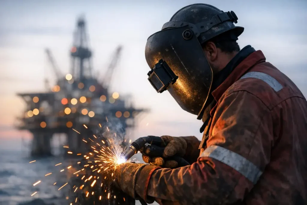 soudeur plateforme pétrolière salaire