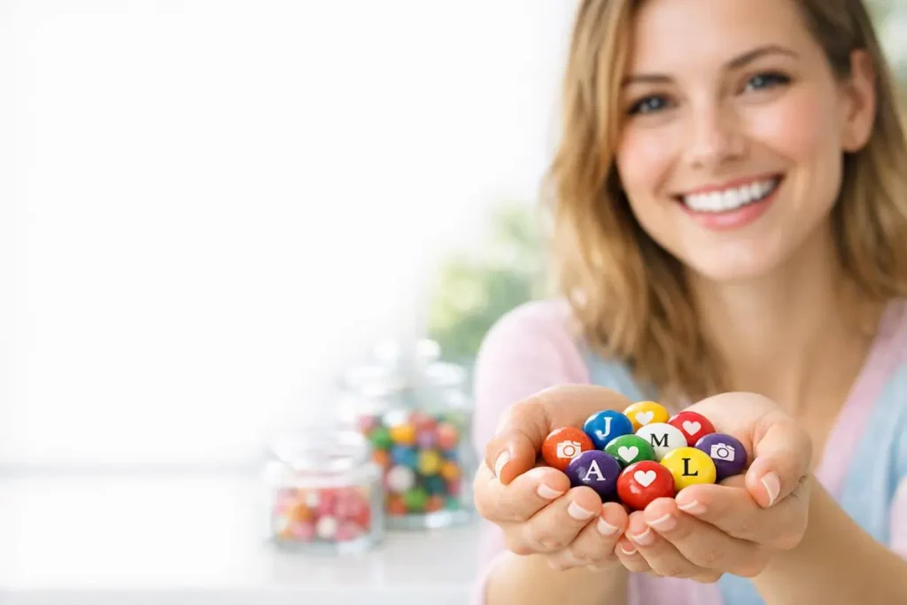 m and ms personnalisé