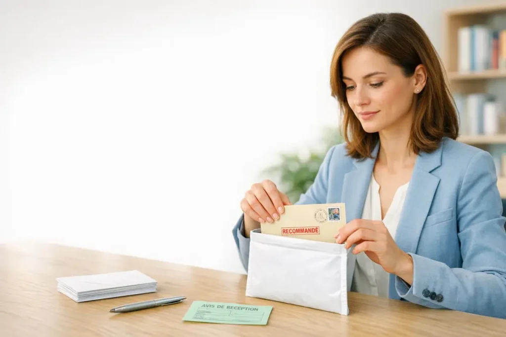 comment faire lettre recommandée